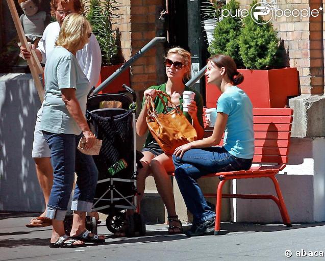 Heidi Klum, sa mère et son fils, et une amie