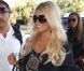 C'est une Jessica Simpson souriante qui s'apprête à quitter Los Angeles pour New York. Le 9 septembre 2012.