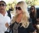 JESSICA SIMPSON, SON FIANCE ERIC JOHNSON ET LEUR FILLE MAXWELL A L'AEROPORT DE LOS ANGELES, LE 9 SEPTEMBRE 2012. ILS VONT PRENDRE UN VOL A DESTINATION DE NEW YORK.  Jessica Simpson, her fiance Eric Johnson and their daughter Maxwell departing on a flight at LAX airport in Los Angeles, California on September 9, 2012.09/09/2012 - LOS ANGELES