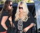 Jessica Simpson, surprise à l'aéroport de Los Angeles, s'apprête à prendre un vol pour New York en compagnie de son fiancé Eric Johsnon et de leur fille Maxwell. Los Angeles, le 9 septembre 2012.