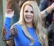 Britney Spears lors du lancement de la deuxième saison de X Factor à Hollywood, le 11 septembre 2012
