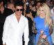 Simon Cowell et Britney Spears lors du lancement de la deuxième saison de X Factor à Hollywood, le 11 septembre 2012