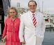  Roger Moore et   Cristina Tholstrup,  sa quatrième femme, en juin 2012 à Monte Carlo. 