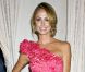Stacy Keibler, ravissante au Vanderbilt Hall pour assister au défilé Marchesa printemps-été 2013. New York, le 12 septembre 2012.