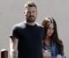 Exclusif - Brian Austin Green et sa femme Megan Fox, enceinte, quittent le restaurant Casa Vega à Sherman Oaks. Le 13 septembre 2012.