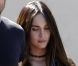 Exclusif - Megan Fox, enceinte et accrochée au bras de son mari Brian Austin Green en quittant le restaurant Casa Vega à Sherman Oaks. Le 13 septembre 2012.