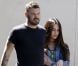 Exclusif - Brian Austin Green et sa femme Megan Fox, enceinte, quittent le restaurant Casa Vega à Sherman Oaks. Le 13 septembre 2012.