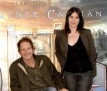 Géraldine Pailhas et Christopher Thompson à l'avant-première des Chroniques de Narnia : Le Prince Caspian, le 20/06/08