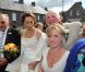  Photos du mariage de Thierry et Annie, le 15 septembre 2012. Le papa d'Annie et la fille de Thierry sont présents et ravis ! 