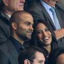 Tony Parker et Axelle, amoureux pour la victoire du PSG en Ligue des champions