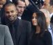 Tony Parker et sa belle compagne Axelle lors du match de Ligue des champions entre le PSG et le Dynamo Kiev (4-1) le 18 septembre 2012 au Parc des Princes à Paris