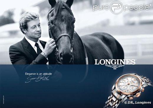 Simon Baker, égérie Longines