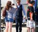 Simon Baker sur le tournage de Mentalist, à Los Angeles, le 18 septembre 2012