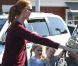 Marcia Cross et ses jumelles Eden et Savannah à la sortie de Country Mart, à Brentwood, le 18 septembre 2012