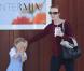 Marcia Cross et ses jumelles Eden et Savannah à la sortie de Country Mart, à Brentwood, le 18 septembre 2012