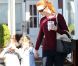 Marcia Cross et ses jumelles Eden et Savannah à la sortie de Country Mart, à Brentwood, le 18 septembre 2012