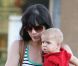 L'actrice Selma Blair et Arthur, à Los Angeles - septembre 2012.