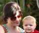 Selma Blair et son fils, Arthur, âgé de 14 mois à Los Angeles - septembre 2012.