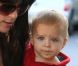 La comédienne américaine Selma Blair et son fils, Arthur, à Los Angeles - septembre 2012.