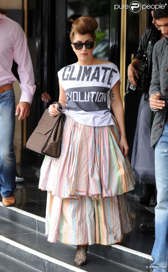 Lady Gaga à Amsterdam, le 18 septembre 2012.