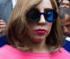Lady Gaga à la sortie du Park Hyatt, place Vendôme, à Paris, le 22 septembre 2012.