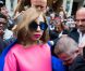 Lady Gaga à la sortie du Park Hyatt, place Vendôme, à Paris, le 22 septembre 2012.