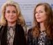 Catherine Deneuve et Isabelle Huppert au Festival de San Sebastian pour présenter  Les Lignes de Wellington , le 23 septembre 2012.