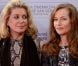 Les icônes Catherine Deneuve et Isabelle Huppert au Festival de San Sebastian pour présenter  Les Lignes de Wellington , le 23 septembre 2012.