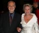 Françoise Laborde et son mari lors du 27e Gala de l'aide à l'enfant refugié à Paris le 24 Septembre 2012