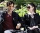 Michelle Trachtenberg et Penn Badgley en plein tournage de Gossip Girl, à New York, le 24 septembre 2012
