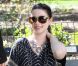 Michelle Trachtenberg sur le tournage de la série Gossip Girl, à New York, le 24 septembre 2012