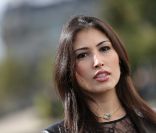 Yasmine Besson au défilé Dior à Paris le 28 septembre 2012