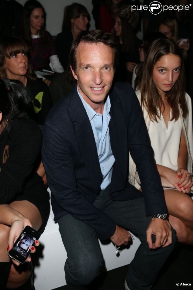 Stéphane Rotenberg assiste au défilé printemps-été 2013 de Vanessa Bruno au Grand Palais. Paris, le 28 septembre 2012.