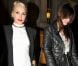 Gwen Stefani, très en beauté, quitte son hôtel avec sa belle fille Daisy Lowe. Les deux femmes se dirigent vers le restaurant Hakkasan dans le quartier de Mayfair. Londres, le 28 septembre 2012.