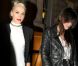 Gwen Stefani, très en beauté, quitte son hôtel avec sa belle fille Daisy Lowe. Les deux femmes se dirigent vers le restaurant Hakkasan dans le quartier de Mayfair. Londres, le 28 septembre 2012.