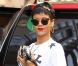 Rihanna, stylée et de retour à son hôtel le Gansevoort. New York, le 1er octobre 2012.