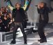 Kanye West et Jay-Z animent le défilé Victoria's Secret à New York. Le 9 novembre 2011.