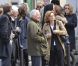 Les obsèques de Luc Barnier, au cimetière Montparnasse à Paris, le 27 septembre 2012.