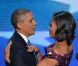 Barack et Michelle Obama lors de la convention démocratique de Charlotte le 6 septembre 2012