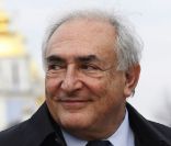 L'ex-patron du FMI Dominique Strauss-Kahn à Kiev, le 4 avril 2012.