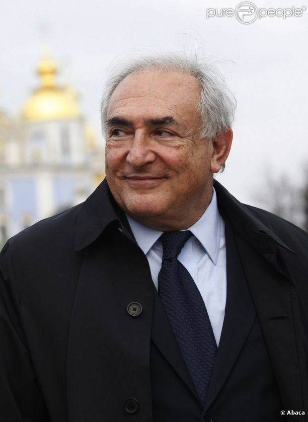 L'ex-patron du FMI Dominique Strauss-Kahn à Kiev, le 4 avril 2012.