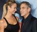 Stacy Keibler et George Clooney à la première du film  Argo  de Ben Affleck, le 4 octobre 2012.