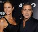 Stacy Keibler et George Clooney à la première du film  Argo  de Ben Affleck, le 4 octobre 2012.