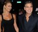 Stacy Keibler et George Clooney à la première du film  Argo  de Ben Affleck, le 4 octobre 2012.
