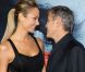 Stacy Keibler et George Clooney à la première du film  Argo  de Ben Affleck, le 4 octobre 2012.