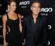 Stacy Keibler et George Clooney à la première du film  Argo  de Ben Affleck, le 4 octobre 2012.