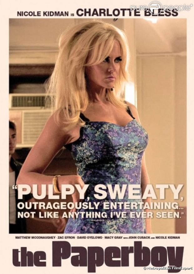 Nicole Kidman dans  Paperboy  de Lee Daniels, en salles le 17 octobre. Un poster diablement sensuel.