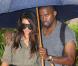 Kanye West et Kim Kardashian : Retrouvailles sous la pluie pour les amoureux