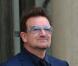 Le chanteur de U2, Bono, à L'Elysée le 10 octobre 2012.