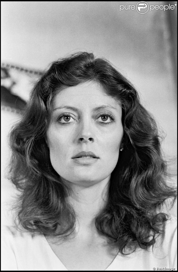 Susan Sarandon lors d'une conférence de presse au Festival de Cannes en 1978